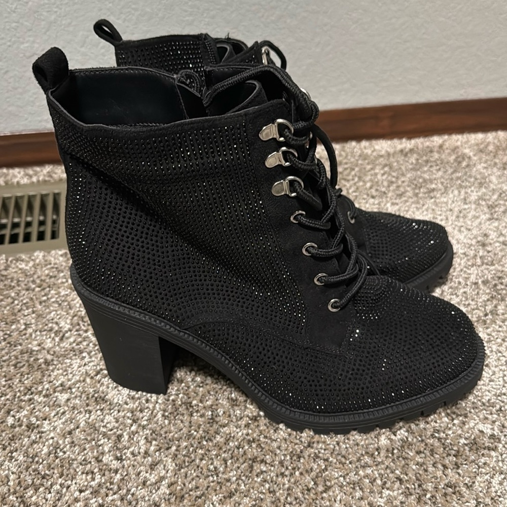 Torrid rhinestone boots